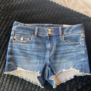 American Eagle Shortie Jean Shorts